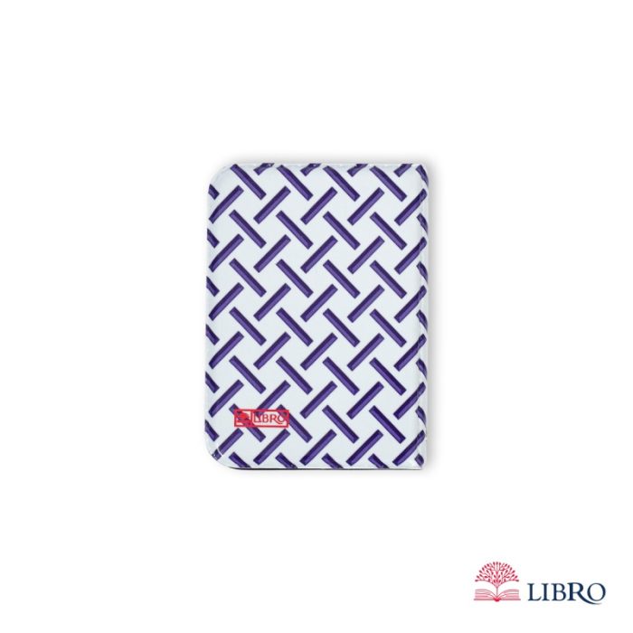 دفتر کلاسوری سایز A6 قفل پلاستیکی مدل خط‌ دار - Image 1