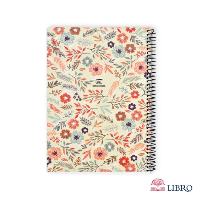 دفتر سیمی مقوایی وزیری طرح 2 - Image 1