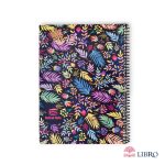 دفتر سیمی مقوایی وزیری طرح 4