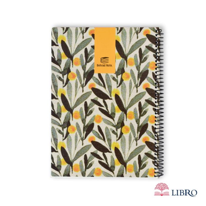 دفتر سیمی مقوایی وزیری طرح 6 - Image 1