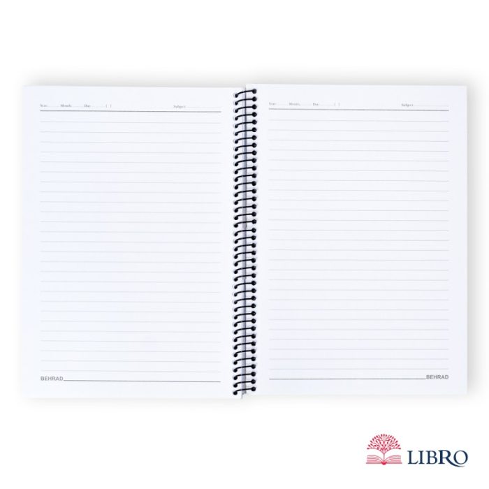 دفتر سیمی مقوایی وزیری طرح 8 - Image 2