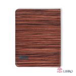 دفتر کلاسوری سایز A4 قفل پلاستیکی مدل چوبی