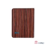 دفتر کلاسوری سایز A5 قفل پلاستیکی مدل چوبی