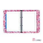 دفتر کلاسوری سایز A5 قفل پلاستیکی مدل سنگ‌ریز - Image 4