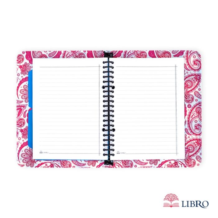 دفتر کلاسوری سایز A5 قفل پلاستیکی مدل سنگ‌ریز - Image 4