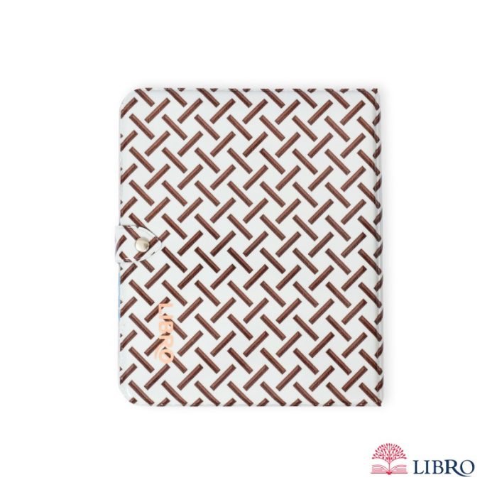 دفتر کلاسوری 200 برگ سایز A5 قفل فلزی طرح دار کد 2 - Image 1