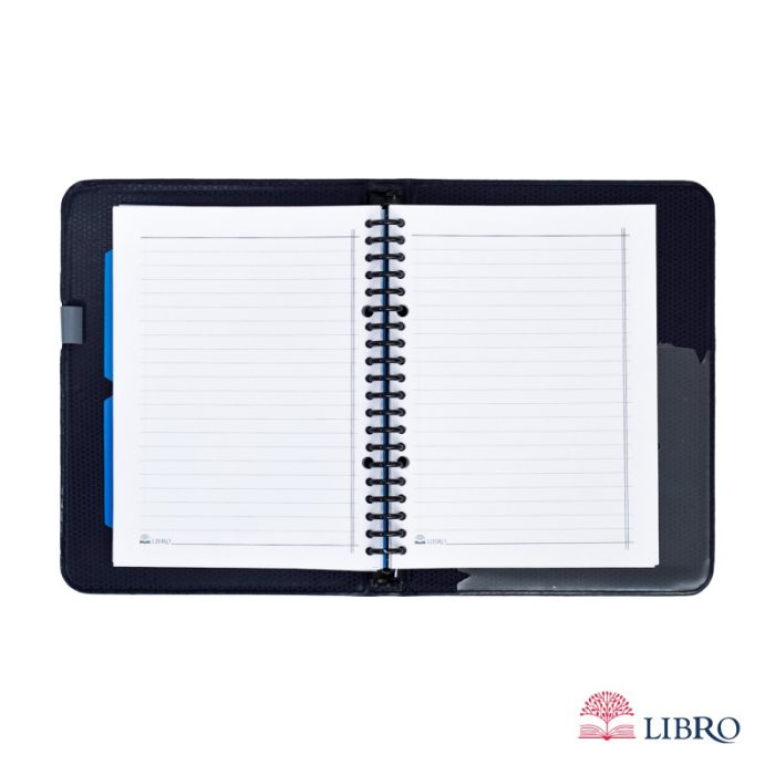 دفتر کلاسوری سایز A5 قفل پلاستیکی مدل خط‌ دار - Image 5