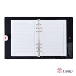 دفتر کلاسوری 100 برگ سایز A5 قفل فلزی مدل پاستیلی - Image 5