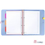 دفتر کلاسوری سایز A4 قفل فلزی مدل پاستیلی - Image 4