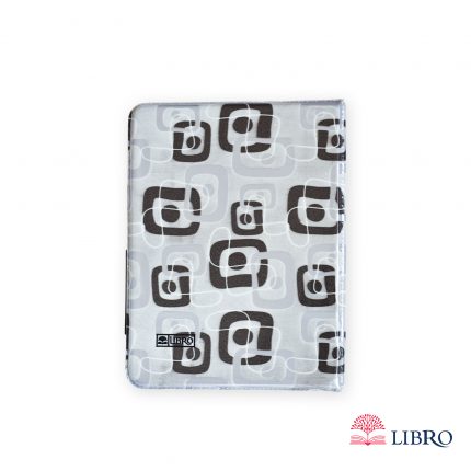 دفتر کلاسوری قفل پلاستیک 20 حلقه 100 برگ مدل مربعی A5