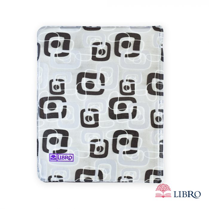 دفتر کلاسوری قفل پلاستیک 26 حلقه مدل مربعی 100 برگ