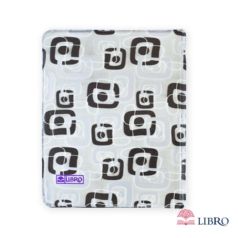 دفتر کلاسوری قفل پلاستیک 26 حلقه مدل مربعی 100 برگ