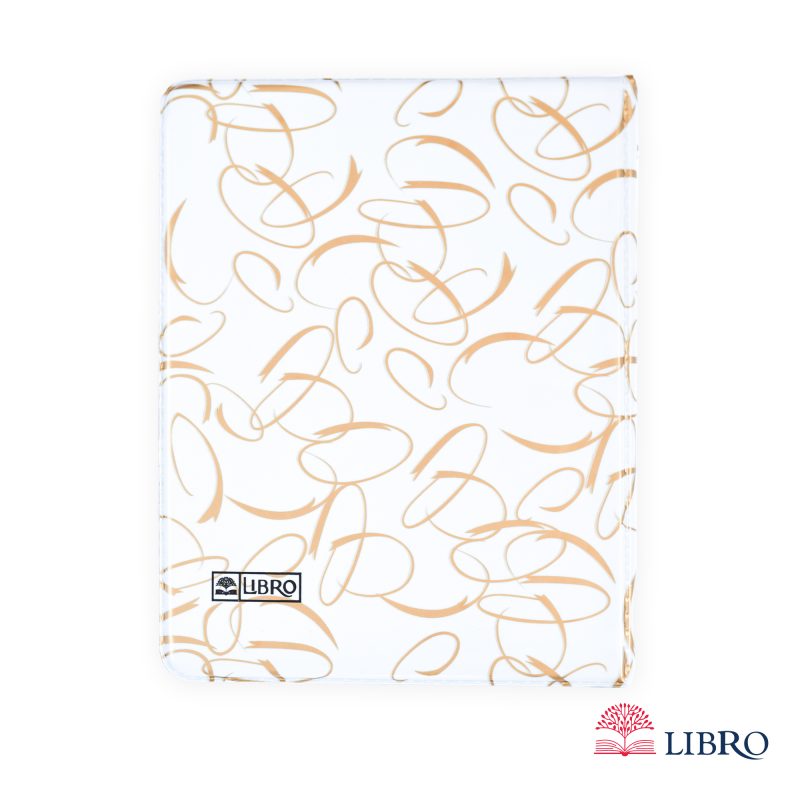 دفتر کلاسوری قفل پلاستیک ۲۶ حلقه ۱۰۰برگ مدل پژواک